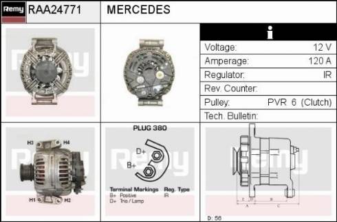 Remy RAA24771 - Alternator furqanavto.az