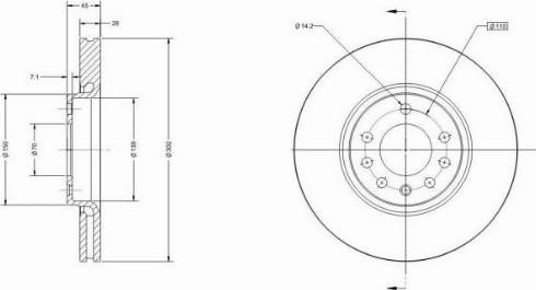 Remy RAD1402C - Əyləc Diski furqanavto.az