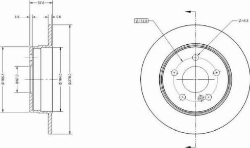 Remy RAD1506C - Əyləc Diski furqanavto.az