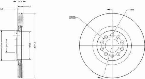 Remy RAD1502C - Əyləc Diski furqanavto.az