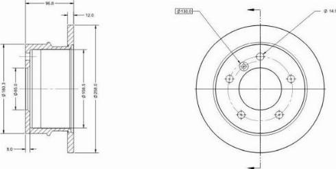 Remy RAD1528C - Əyləc Diski furqanavto.az