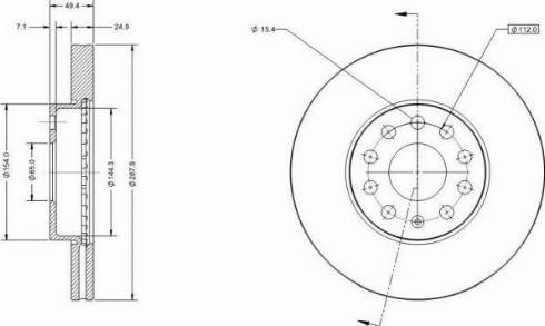 Remy RAD1002C - Əyləc Diski furqanavto.az