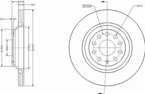 Remy RAD1015C - Əyləc Diski furqanavto.az