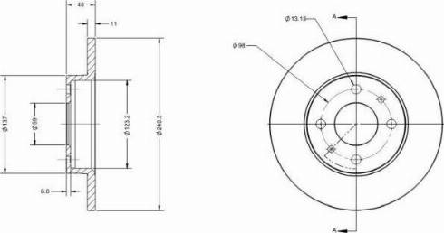 Remy RAD1010C - Əyləc Diski furqanavto.az