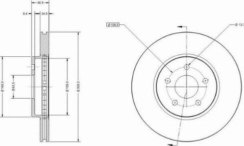 Remy RAD1146C - Əyləc Diski furqanavto.az