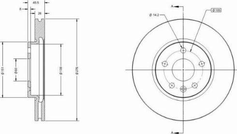 Remy RAD1152C - Əyləc Diski furqanavto.az