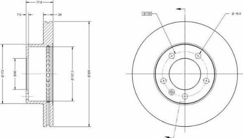 Remy RAD1160C - Əyləc Diski furqanavto.az