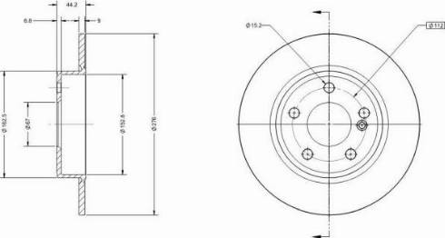 Remy RAD1168C - Əyləc Diski furqanavto.az