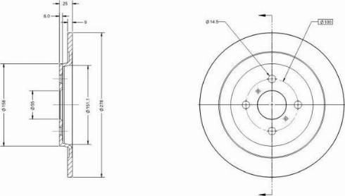 Remy RAD1104C - Əyləc Diski furqanavto.az