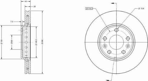 Remy RAD1184C - Əyləc Diski furqanavto.az