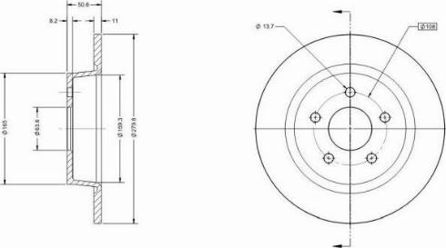 Remy RAD1134C - Əyləc Diski furqanavto.az