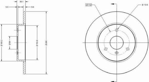 Remy RAD1135C - Əyləc Diski furqanavto.az