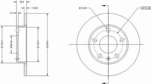 Remy RAD1128C - Əyləc Diski furqanavto.az