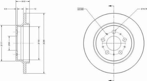 Remy RAD1357C - Əyləc Diski furqanavto.az