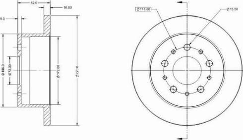 Remy RAD1316C - Əyləc Diski furqanavto.az