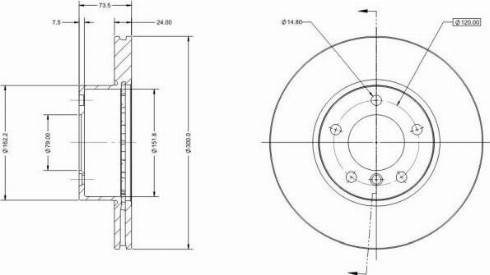 Remy RAD1293C - Əyləc Diski furqanavto.az