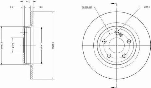 Remy RAD1255C - Əyləc Diski furqanavto.az