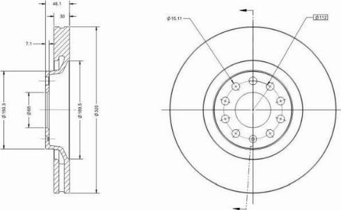 Remy RAD1284C - Əyləc Diski furqanavto.az