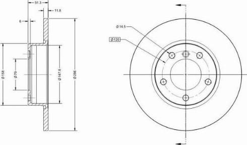 Remy RAD1285C - Əyləc Diski furqanavto.az