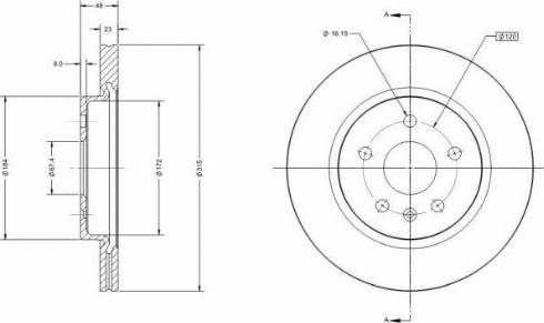 Remy RAD1239C - Əyləc Diski furqanavto.az