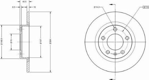 Remy RAD1233C - Əyləc Diski furqanavto.az