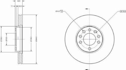 Remy RAD1237C - Əyləc Diski furqanavto.az