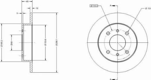 Remy RAD1227C - Əyləc Diski furqanavto.az