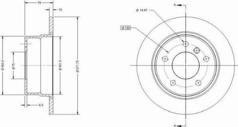 Remy RAD1720C - Əyləc Diski furqanavto.az