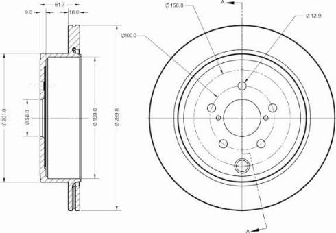 Remy RAD2441C - Əyləc Diski furqanavto.az