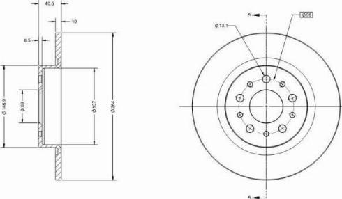 Remy RAD2414C - Əyləc Diski furqanavto.az