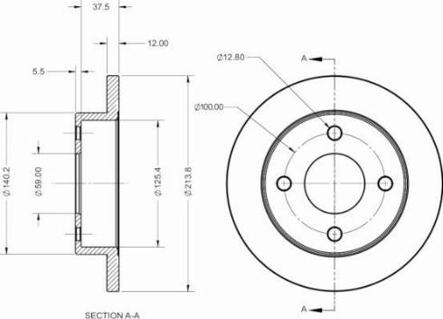 Delphi DF29281 - Əyləc Diski furqanavto.az