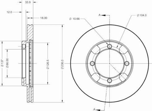 Remy RAD2610C - Əyləc Diski furqanavto.az