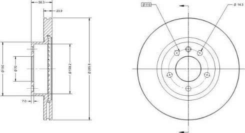 Remy RAD2103C - Əyləc Diski furqanavto.az