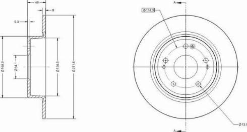 Remy RAD2118C - Əyləc Diski furqanavto.az