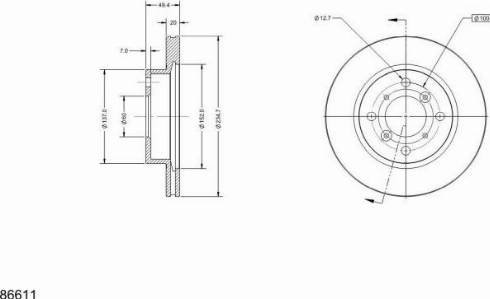 Remy RAD2136C - Əyləc Diski furqanavto.az