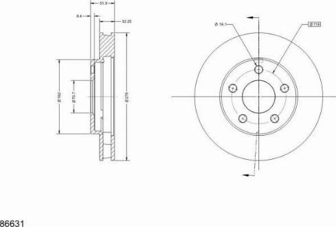 Remy RAD2309C - Əyləc Diski furqanavto.az