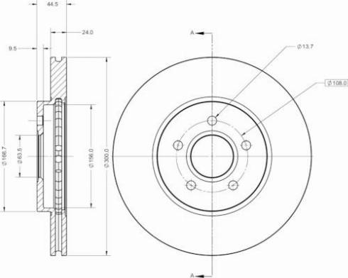 Remy RAD2307C - Əyləc Diski furqanavto.az