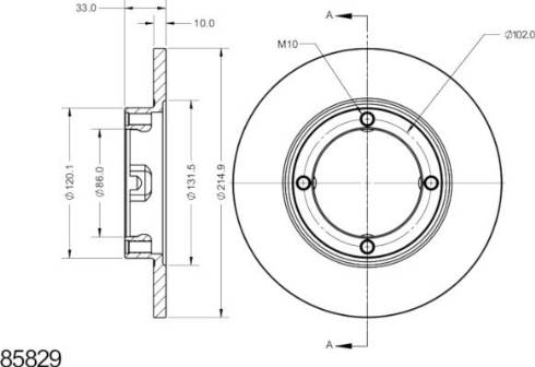 Remy RAD2325C - Əyləc Diski furqanavto.az