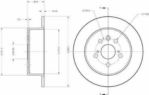 Remy RAD2264C - Əyləc Diski furqanavto.az