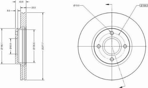 Remy RAD2236C - Əyləc Diski furqanavto.az