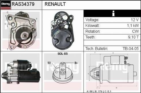 Remy RAS34379 - Başlanğıc furqanavto.az