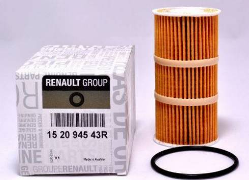 RENAULT 15 209 45 43R - Yağ filtri furqanavto.az