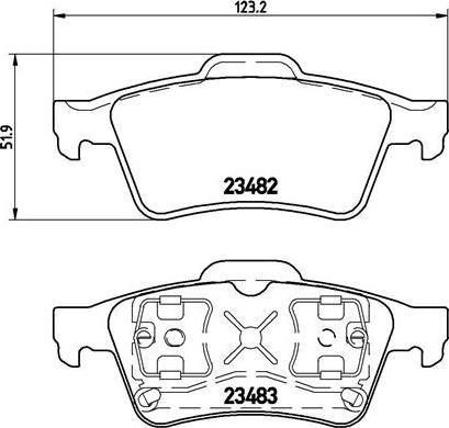 RENAULT 7701207996 - Əyləc altlığı dəsti, əyləc diski furqanavto.az