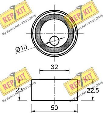 REPKIT RKT1313 - Gərginlik kasnağı, vaxt kəməri furqanavto.az