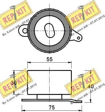 REPKIT RKT1386 - Gərginlik kasnağı, vaxt kəməri furqanavto.az