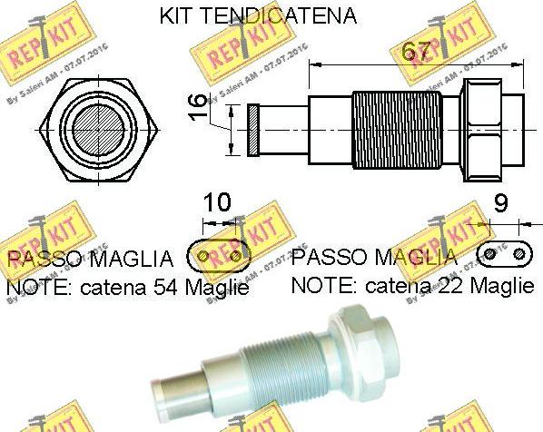 REPKIT RKT8932K - Vaxt zəncirinin dəsti furqanavto.az