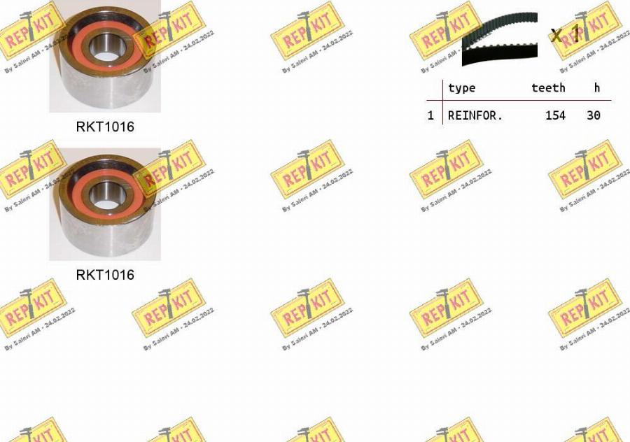 REPKIT RKTK0851 - Vaxt kəməri dəsti furqanavto.az