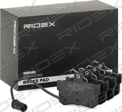 RIDEX 402B0936 - Əyləc altlığı dəsti, əyləc diski furqanavto.az