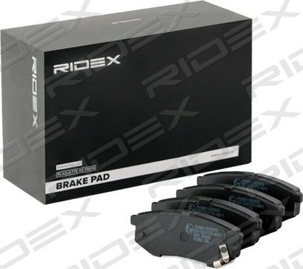 RIDEX 402B0134 - Əyləc altlığı dəsti, əyləc diski www.furqanavto.az