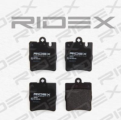 RIDEX 402B0120 - Əyləc altlığı dəsti, əyləc diski furqanavto.az